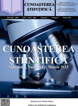 Revista Cunoașterea Științifică, Volumul 2, Numărul 1, Martie 2023