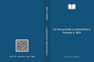 Cunoașterea Științifică, Volumul 4, 2025