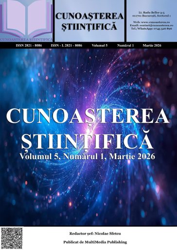 Revista Cunoașterea Științifică, Volumul 5, Numărul 1, Martie 2026